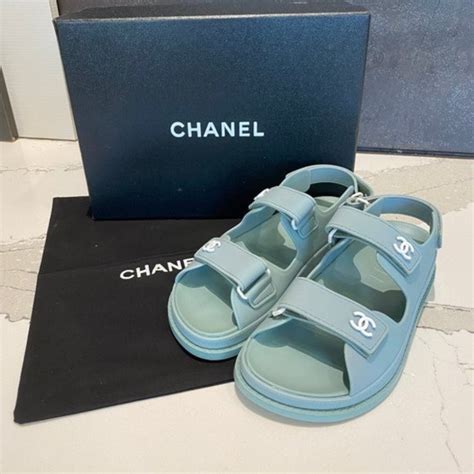 chanel slides replica|chanel velcro dad sandals.